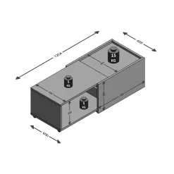 Salontafels^Huisenthuis Salontafel Vermont Artisan Eiken