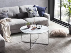 Salontafels^Huisenthuis Salontafel Yasmin Chroom