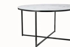 Salontafels^Huisenthuis Salontafel Yasmin Wit-Zwart