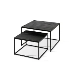 Salontafels^Huisenthuis Salontafelset Minsk Zwart
