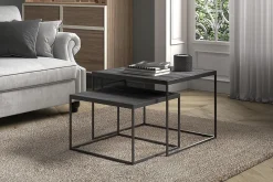 Salontafels^Huisenthuis Salontafelset Minsk Zwart