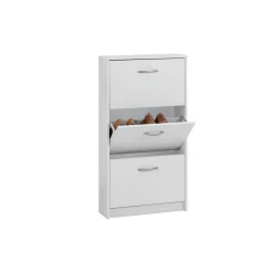 Schoenenkasten^Huisenthuis Schoenenkast Delphine 104 cm Wit