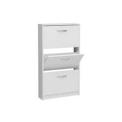 Schoenenkasten^Huisenthuis Schoenenkast Delphine 104 cm Wit
