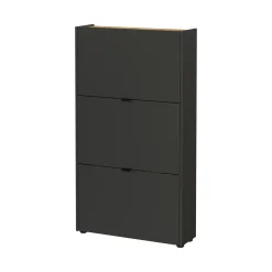 Schoenenkasten^Huisenthuis Schoenenkast Eleonore 71 cm Grafiet