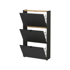 Schoenenkasten^Huisenthuis Schoenenkast Eleonore 71 cm Grafiet
