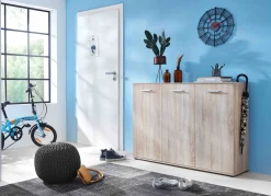 Schoenenkasten^Huisenthuis Schoenenkast Evora Eiken