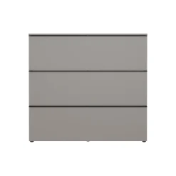 Schoenenkasten^Huisenthuis Schoenenkast Miles Grijs 140 x 129 cm