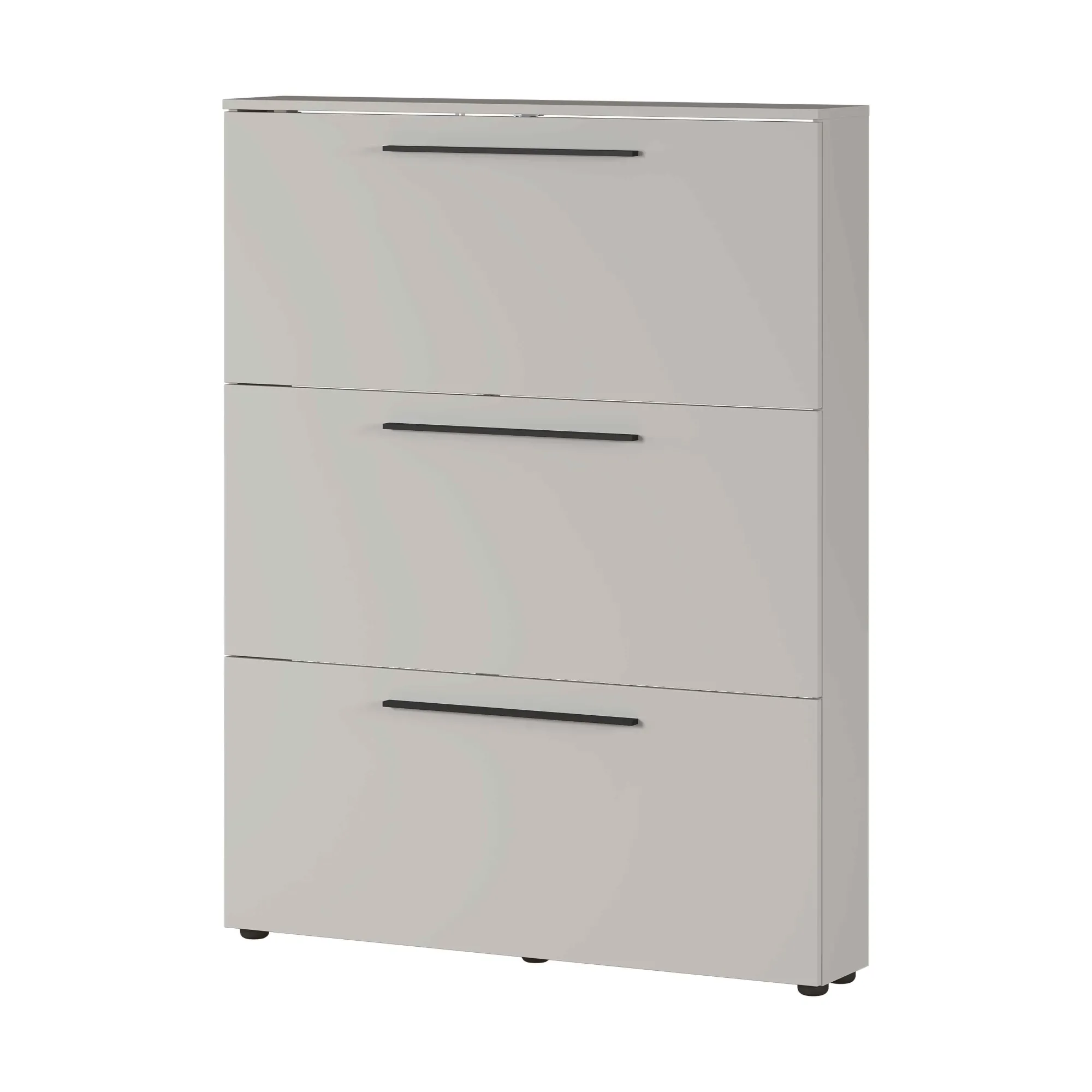 Schoenenkasten^Huisenthuis Schoenenkast Nicole 100×131 cm Lichtgrijs