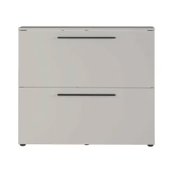 Schoenenkasten^Huisenthuis Schoenenkast Nicole 100×85 cm Lichtgrijs