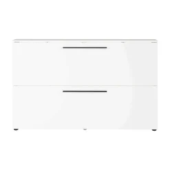 Schoenenkasten^Huisenthuis Schoenenkast Nicole 140×85 cm Wit
