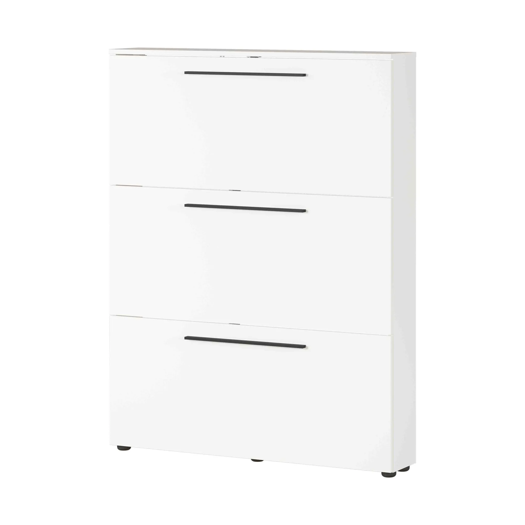Schoenenkasten^Huisenthuis Schoenenkast Nicole 100×131 cm Wit