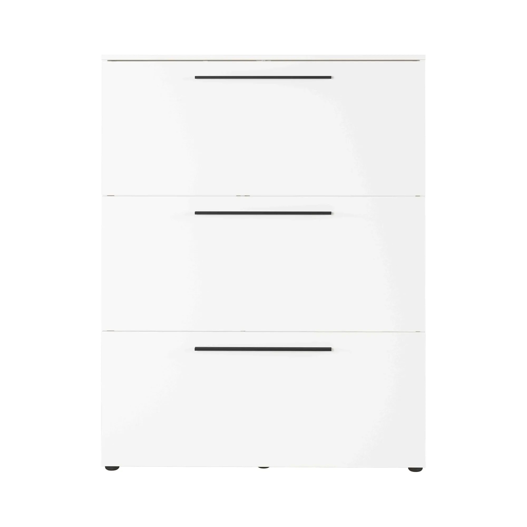 Schoenenkasten^Huisenthuis Schoenenkast Nicole 100×131 cm Wit