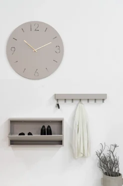 Schoenenkasten^Huisenthuis Schoenenkast Oscar-1 Taupe