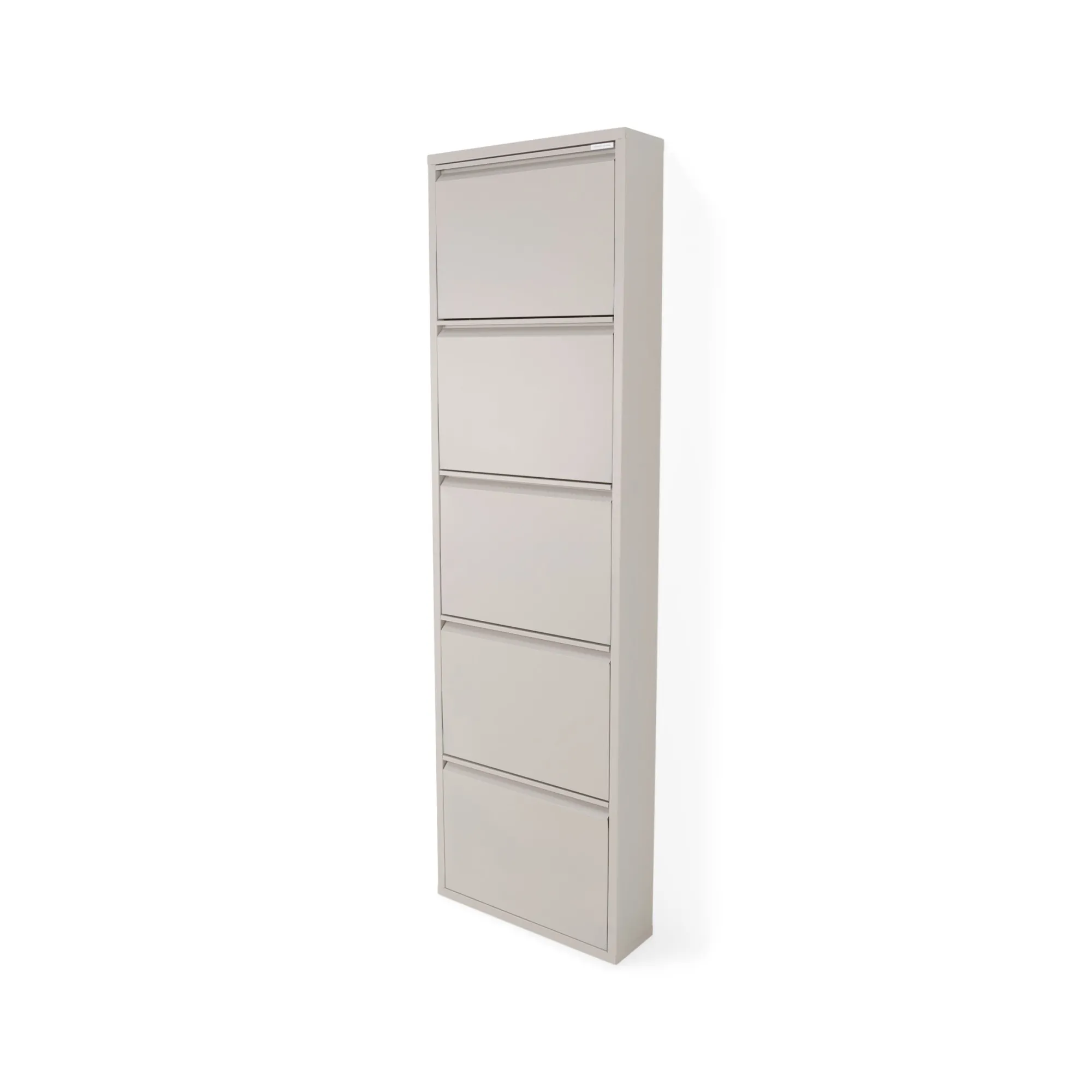 Schoenenkasten^Huisenthuis Schoenenkast Oscar-5 Taupe