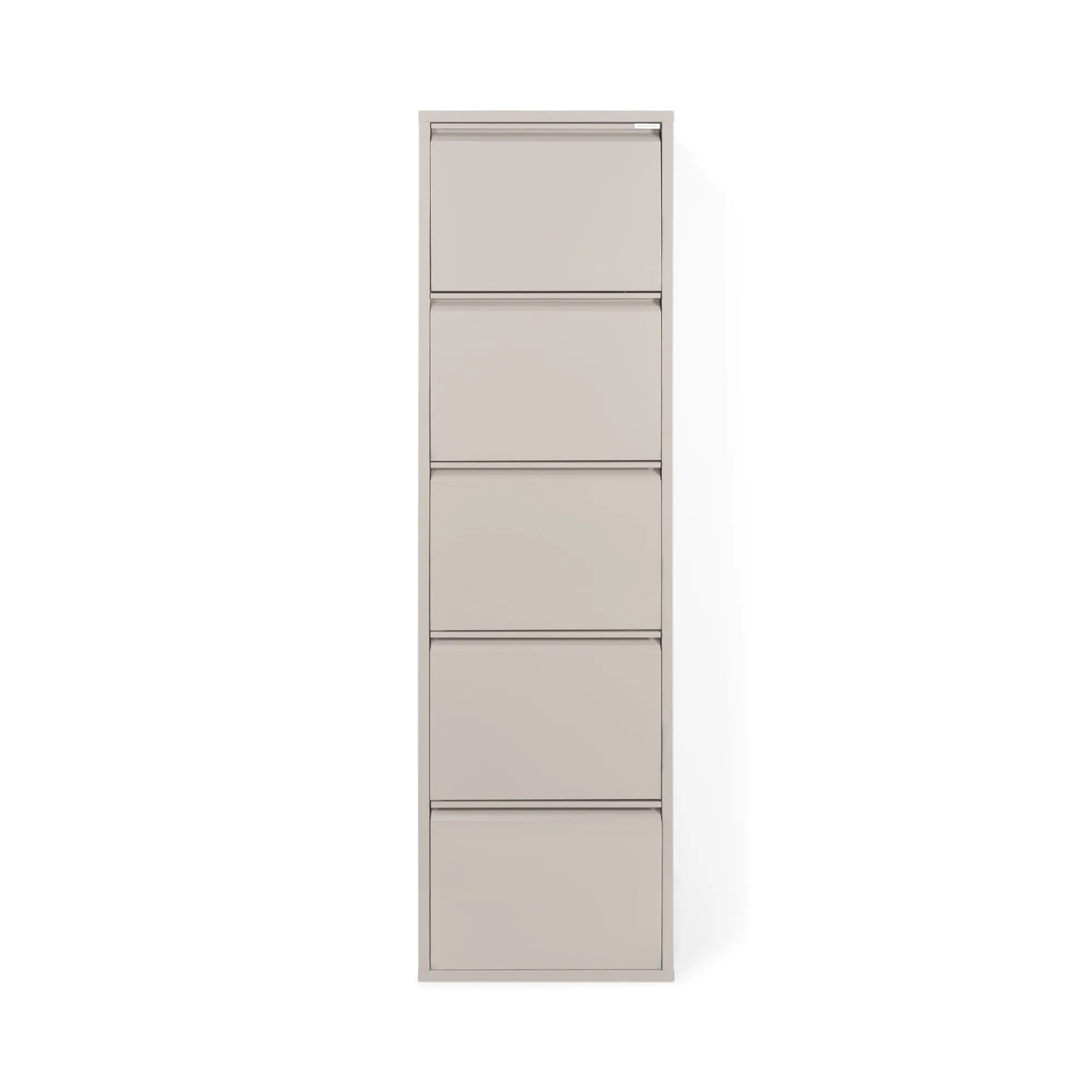 Schoenenkasten^Huisenthuis Schoenenkast Oscar-5 Taupe