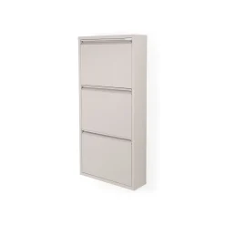 Schoenenkasten^Huisenthuis Schoenenkast Oscar-3 Taupe