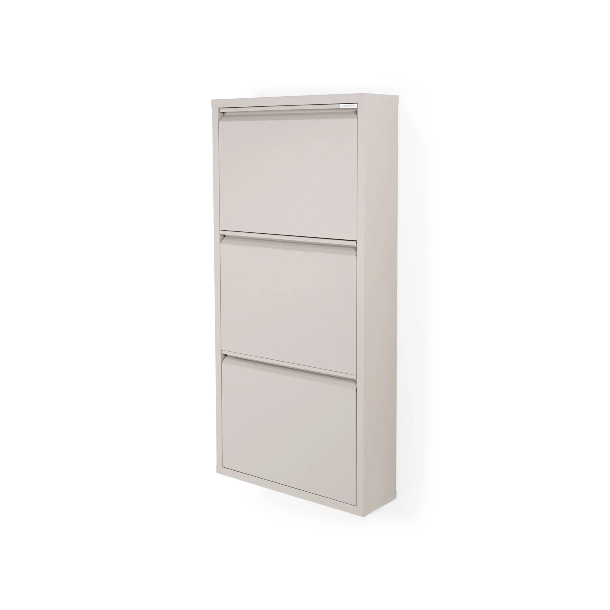 Schoenenkasten^Huisenthuis Schoenenkast Oscar-3 Taupe