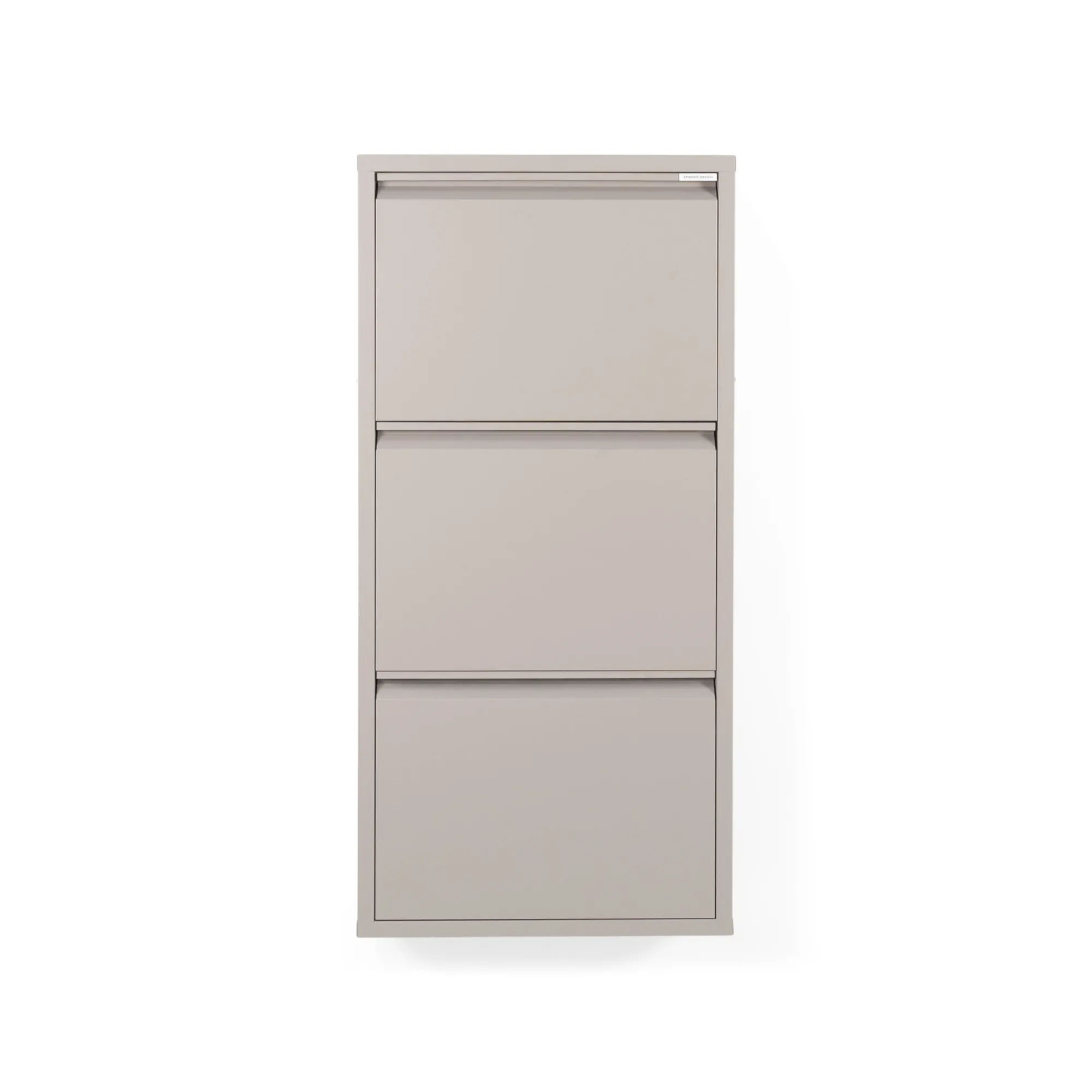 Schoenenkasten^Huisenthuis Schoenenkast Oscar-3 Taupe