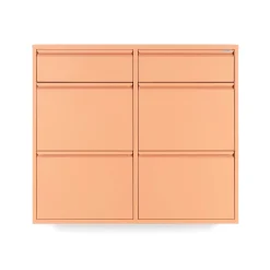 Schoenenkasten^Huisenthuis Schoenenkast Oscar-6 Terracotta