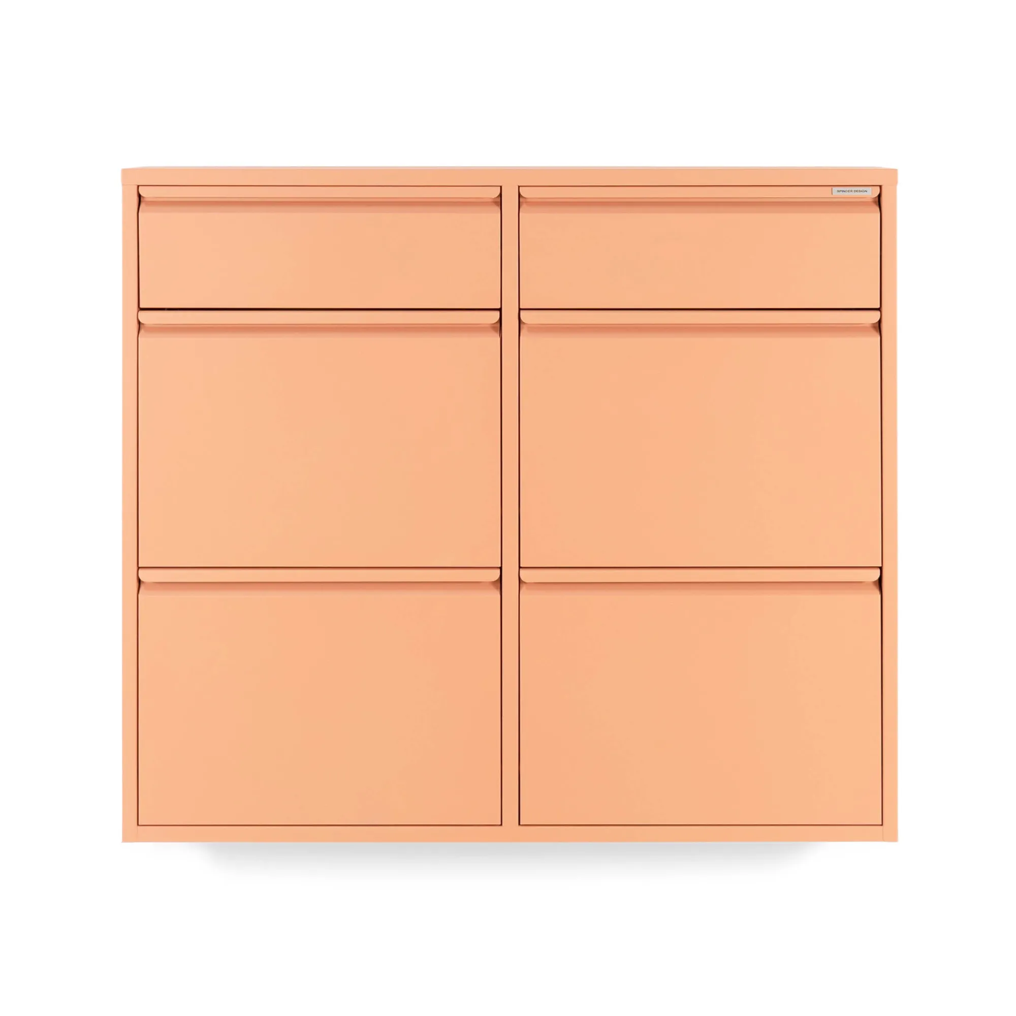 Schoenenkasten^Huisenthuis Schoenenkast Oscar-6 Terracotta