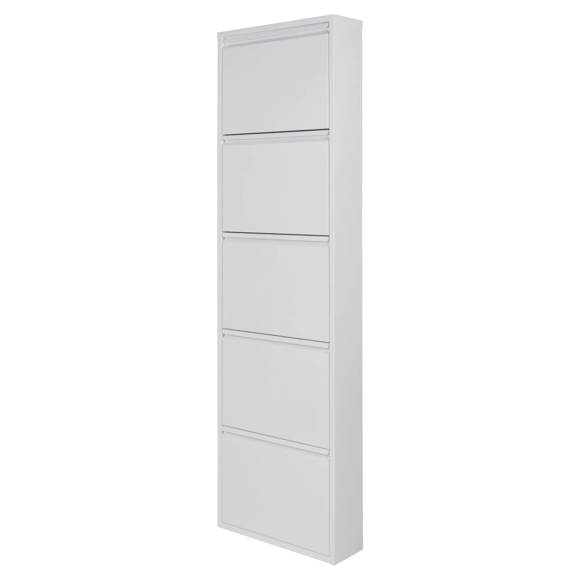 Schoenenkasten^Huisenthuis Schoenenkast Oscar-5 Wit