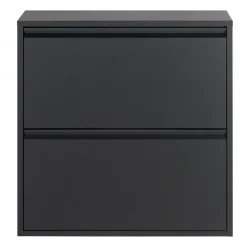 Schoenenkasten^Huisenthuis Schoenenkast Oscar-2 Zwart