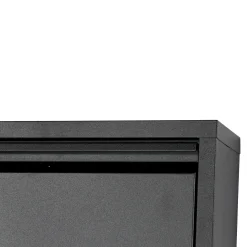 Schoenenkasten^Huisenthuis Schoenenkast Oscar-5 Zwart