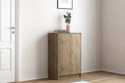 Schoenenkasten^Huisenthuis Schoenenkast Rachel Sonoma 90x60x35 cm Bruin
