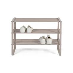 Schoenenkasten^Huisenthuis Schoenenrek Boris 70 cm Taupe