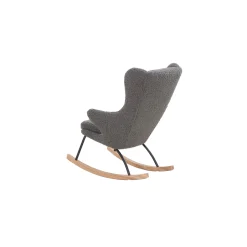 Schommelstoelen|Fauteuils^Huisenthuis Schommelstoel Amber Teddy Grijs