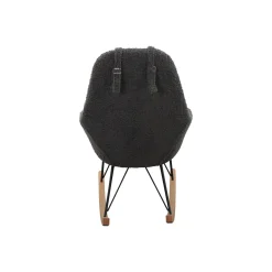 Schommelstoelen|Fauteuils^Huisenthuis Schommelstoel Dani Teddy Grijs