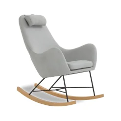 Schommelstoelen|Fauteuils^Huisenthuis Schommelstoel Esmee Grijs