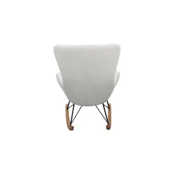 Schommelstoelen|Fauteuils^Huisenthuis Schommelstoel Hannah -Teddy Wit