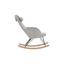 Schommelstoelen|Fauteuils^Huisenthuis Schommelstoel Julius Grijs