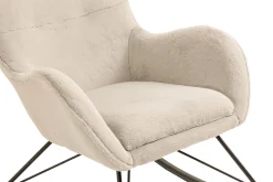 Schommelstoelen|Fauteuils^Huisenthuis Schommelstoel Maartje Teddy Beige