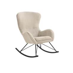 Schommelstoelen|Fauteuils^Huisenthuis Schommelstoel Pippa Teddy Beige