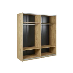 Kledingkasten^Huisenthuis Schuifdeurkast Livia 200 cm Eiken
