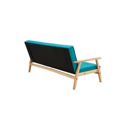 Banken^Huisenthuis Slaapbank Heidi Petrol Blauw