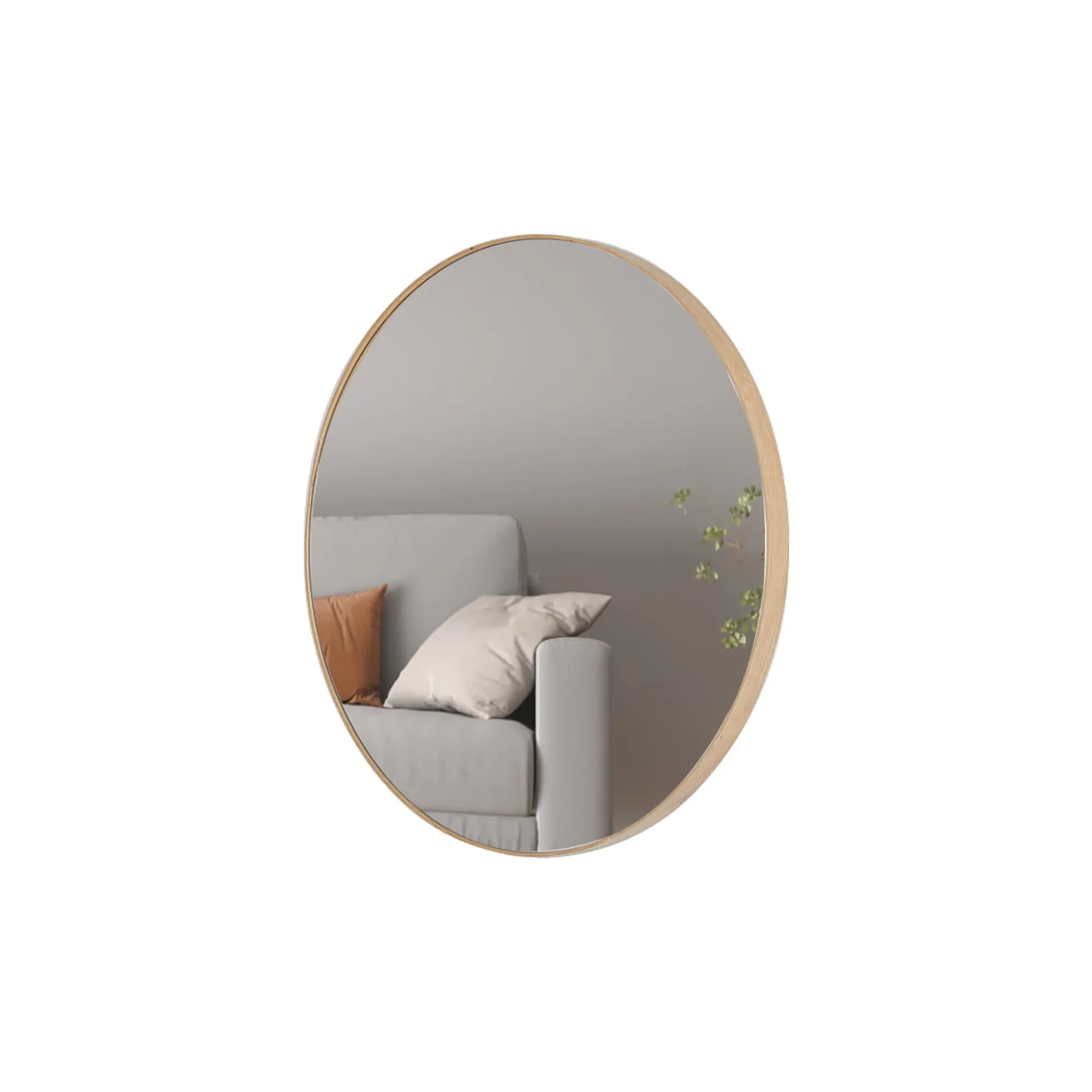 Spiegels^Huisenthuis Spiegel Odette Eiken 80 cm