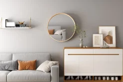 Spiegels^Huisenthuis Spiegel Odette Eiken 80 cm