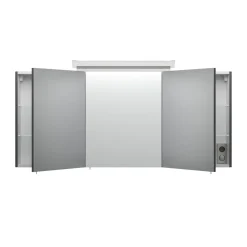 Spiegelkasten^Huisenthuis Spiegelkast Aron 140 cm Antraciet