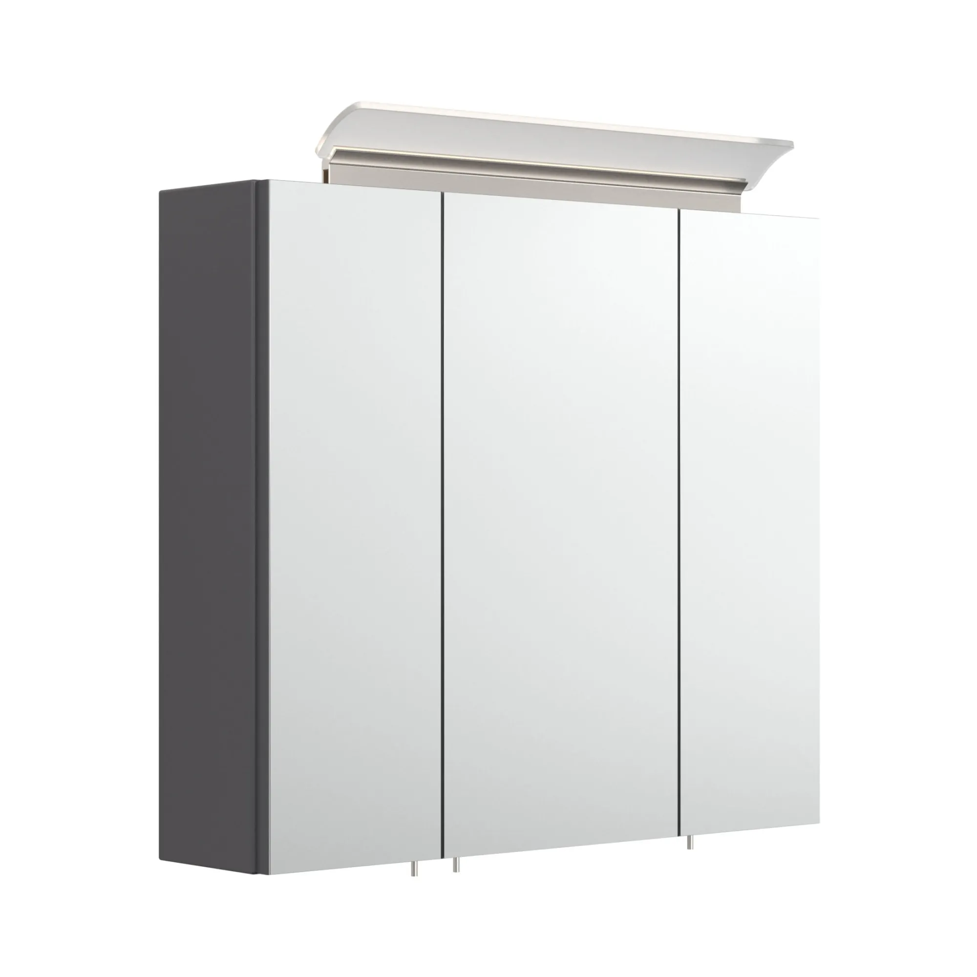 Spiegelkasten^Huisenthuis Spiegelkast Aron 70 cm Antraciet