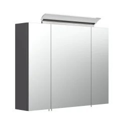 Spiegelkasten^Huisenthuis Spiegelkast Aron 80 cm Antraciet