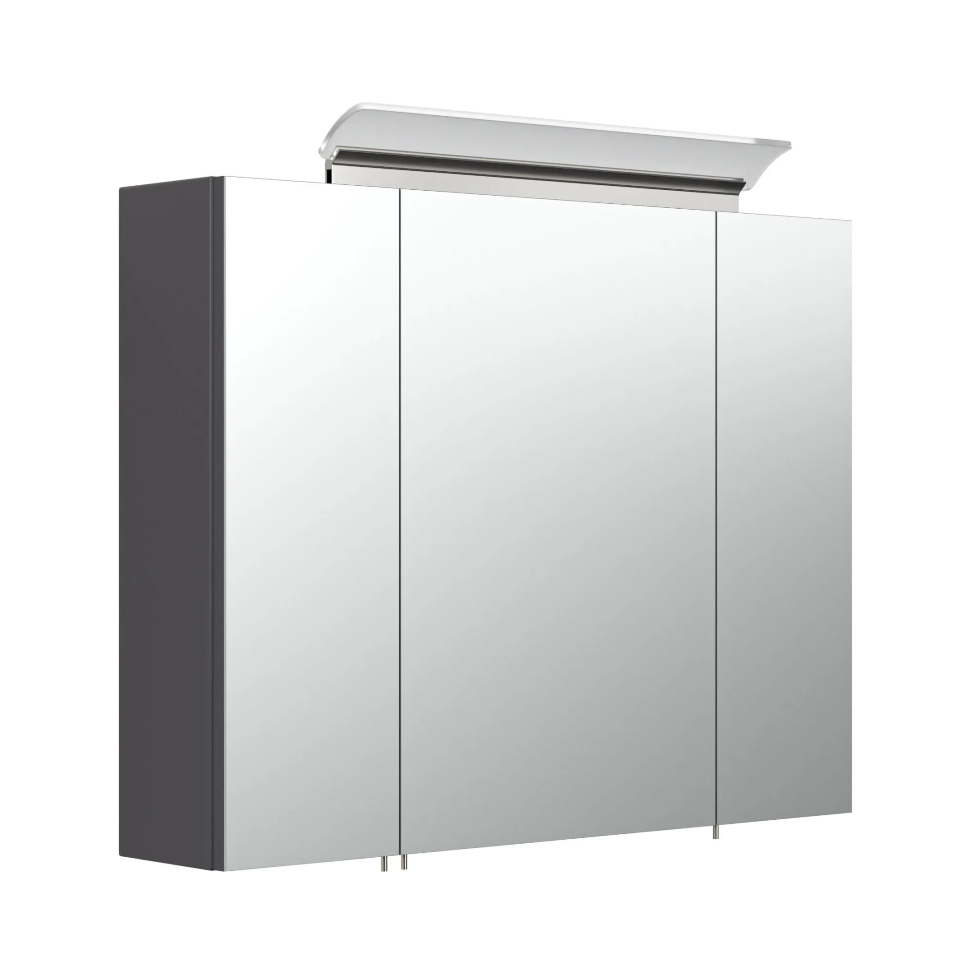 Spiegelkasten^Huisenthuis Spiegelkast Aron 80 cm Antraciet