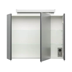 Spiegelkasten^Huisenthuis Spiegelkast Aron 80 cm Antraciet