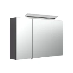 Spiegelkasten^Huisenthuis Spiegelkast Aron 100 cm Antraciet
