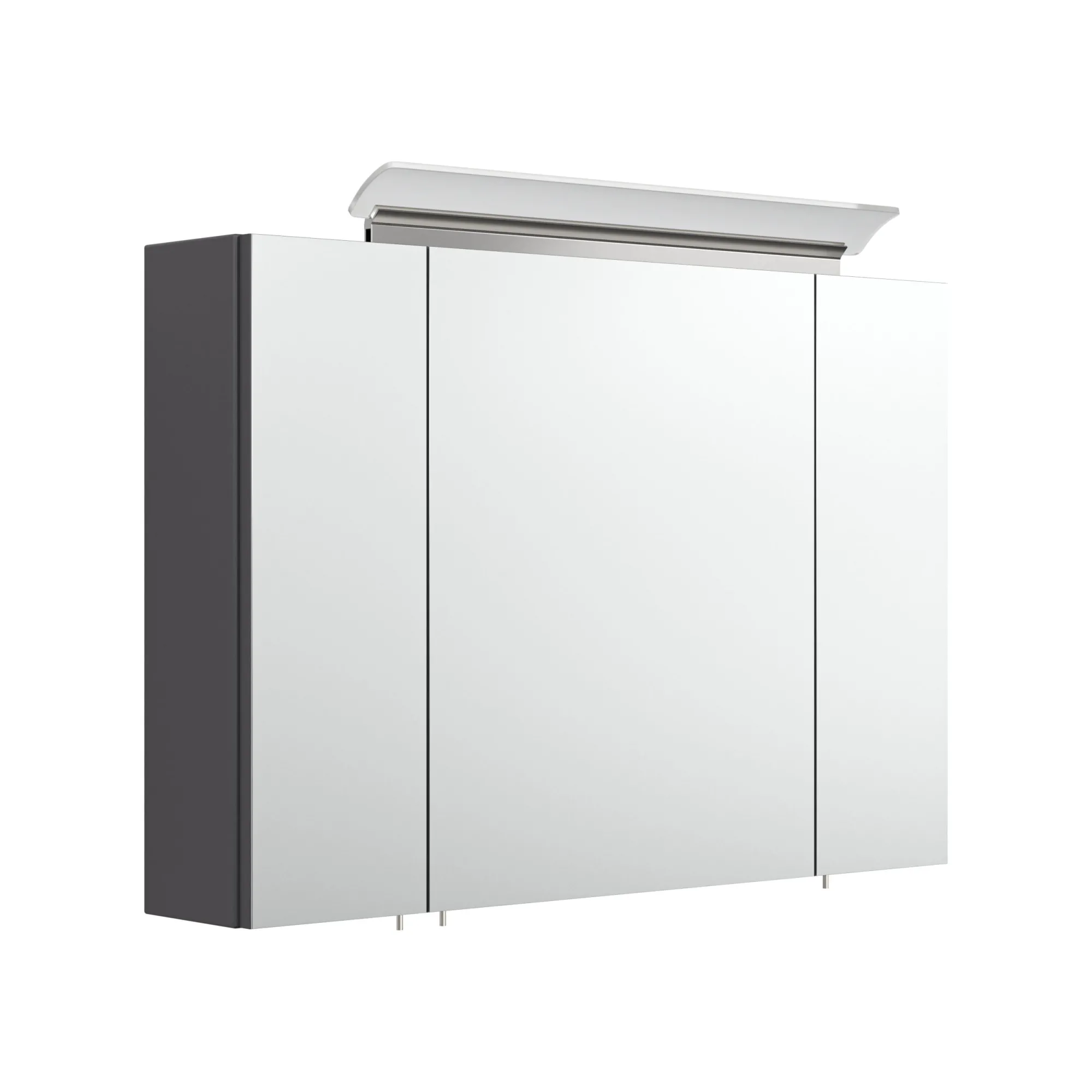 Spiegelkasten^Huisenthuis Spiegelkast Aron 90 cm Antraciet