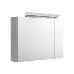 Spiegelkasten^Huisenthuis Spiegelkast Aron 90 cm Beton