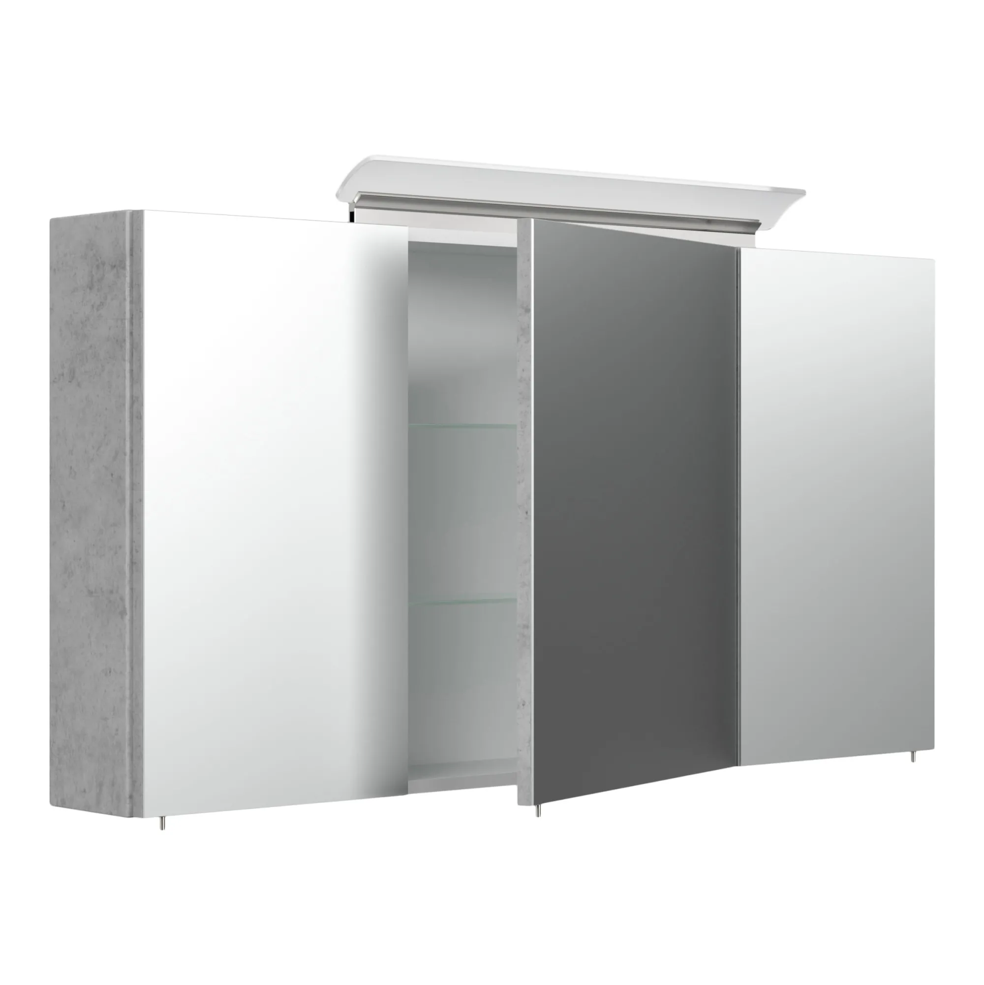 Spiegelkasten^Huisenthuis Spiegelkast Aron 120 cm Beton