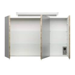 Spiegelkasten^Huisenthuis Spiegelkast Aron 100 cm Eiken
